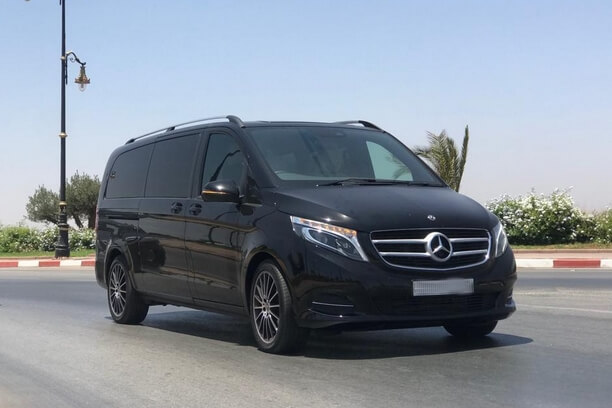Luxury minivan with driver in Morocco
